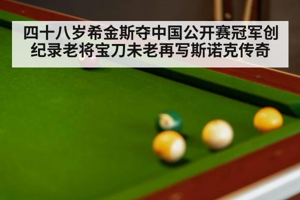 snooker final match